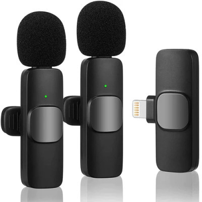 Wireless K9 Microphone Portable Audio Video Recording Mic Mobile C type 990 TK